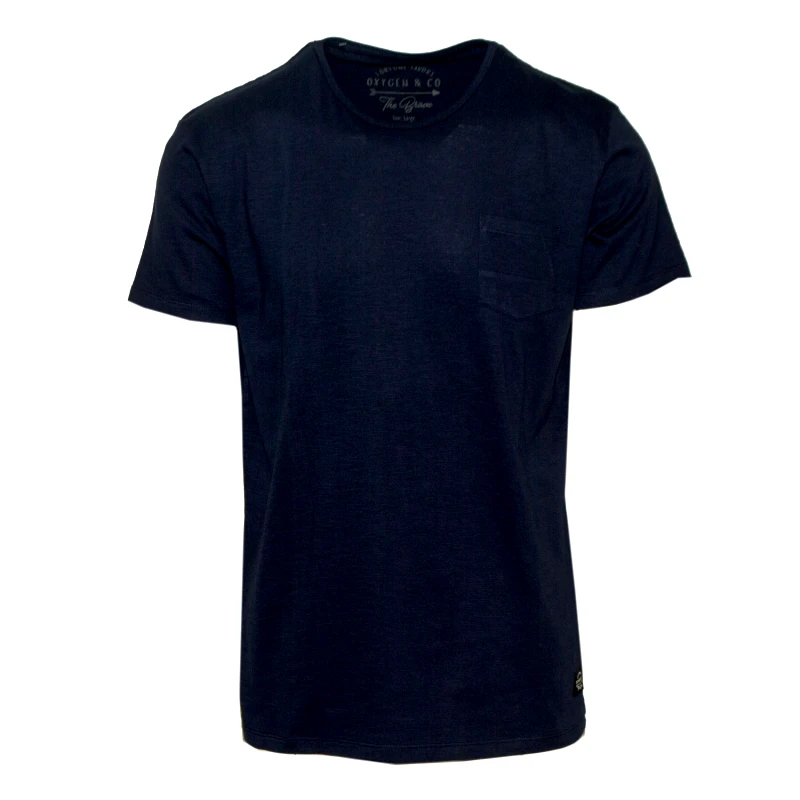 VAN HIPSTER 40715-03 Ανδρικό T-shirt με τσεπάκι - Μπλέ Navy-Μπλε