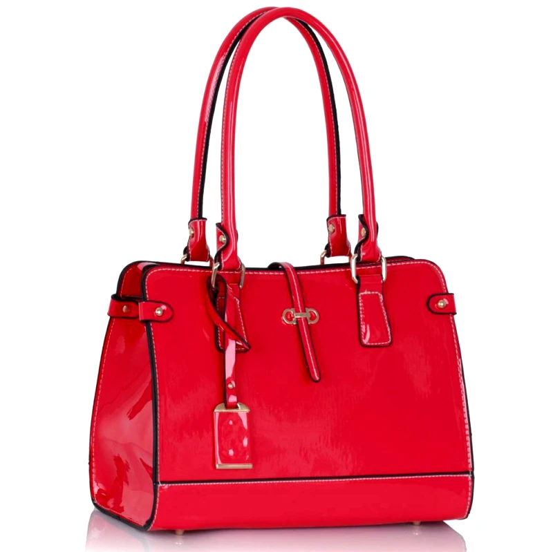LS Bags 1326 LS Γυναικεία τσάντα ώμου LS00306 - Ροζ-Ροζ