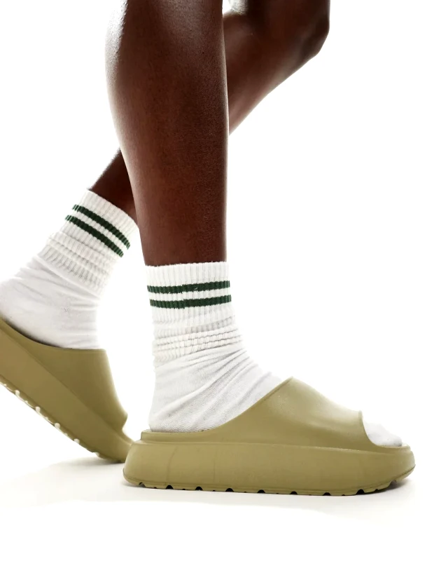 Schuh schuh Tatia slides in sage-Green