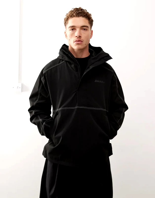 Dickies Dickies Ronan hooded anorak in black