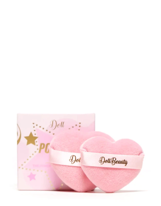 Doll Beauty Doll Beauty Solid Start Powder Puffs-Pink