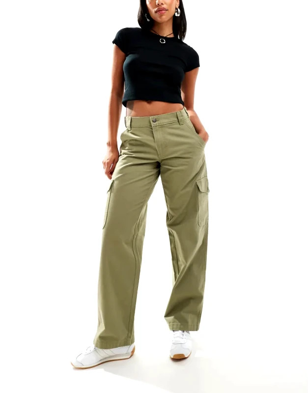 Dickies Dickies seasonal cargo trousers in khaki-Green