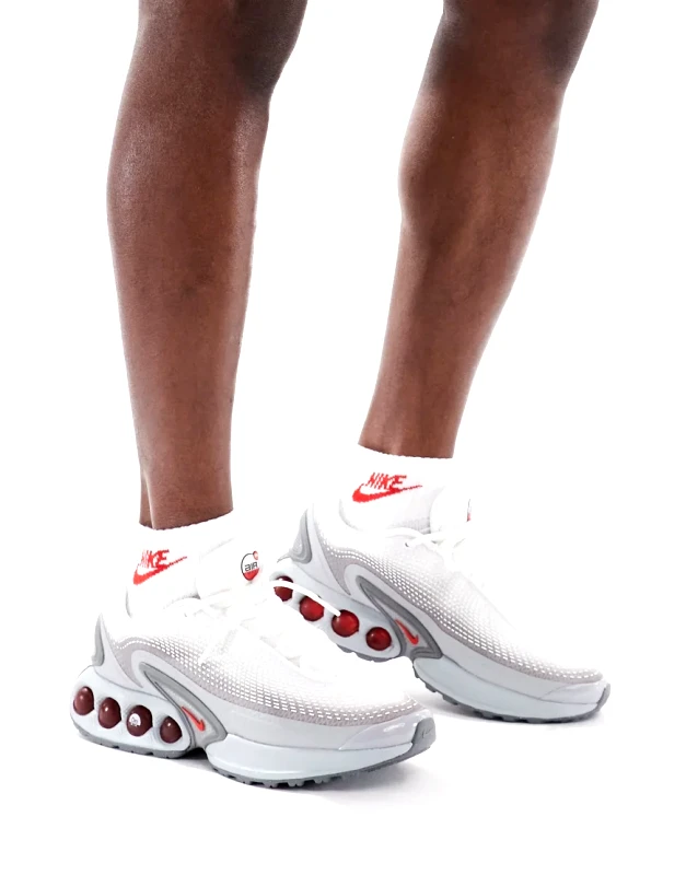 Nike Nike Air Max DN trainers in grey and red