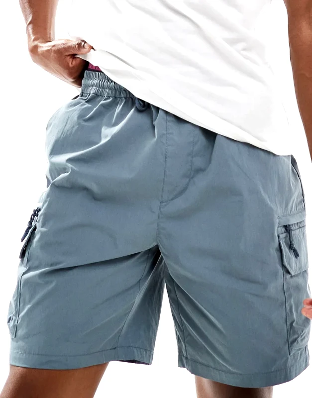 River Island River Island cargo shorts in blue