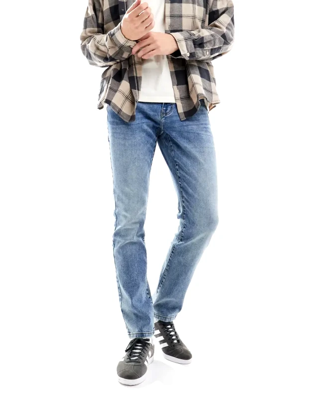 ONLY & SONS ONLY & SONS Loom slim fit jeans in vintage blue wash