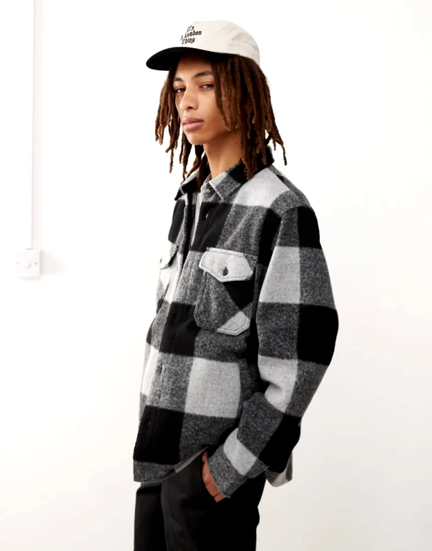 Vans Vans denby fuzzy shacket in black