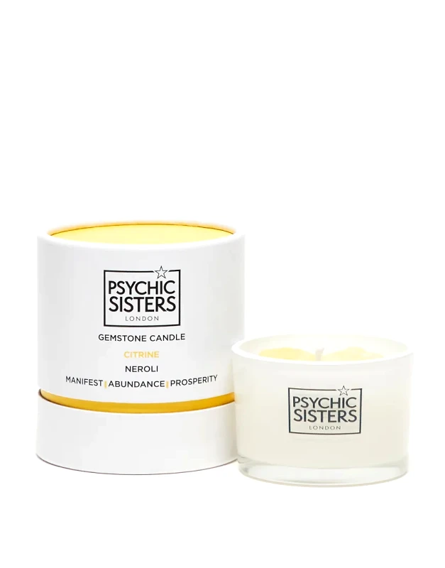 Psychic Sisters Psycic Sisters x ASOS Exclusive Citrine Gemstone Candle-No colour