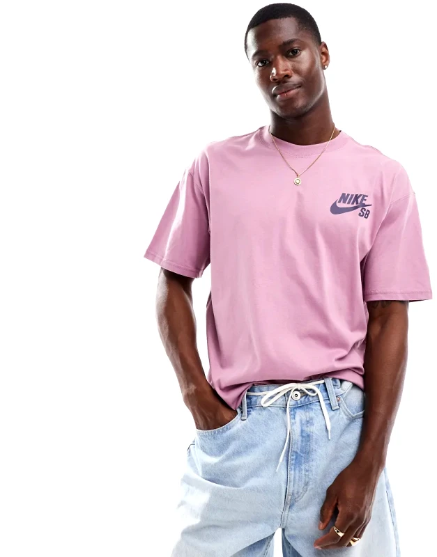 Nike SB Nike SB chest logo t-shirt in purple