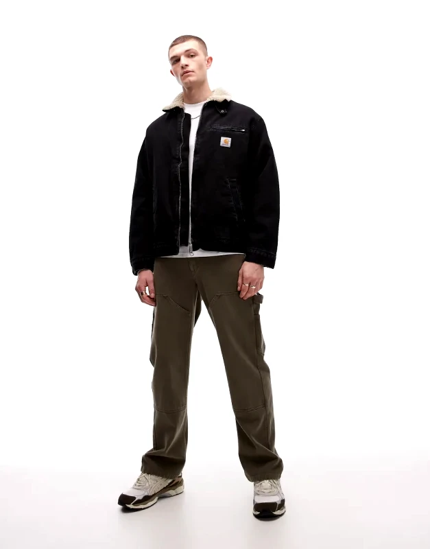 Carhartt WIP Carhartt WIP herald zip up jacket in black