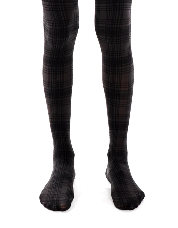Pretty Polly Pretty Polly Tartan pattern tights in black