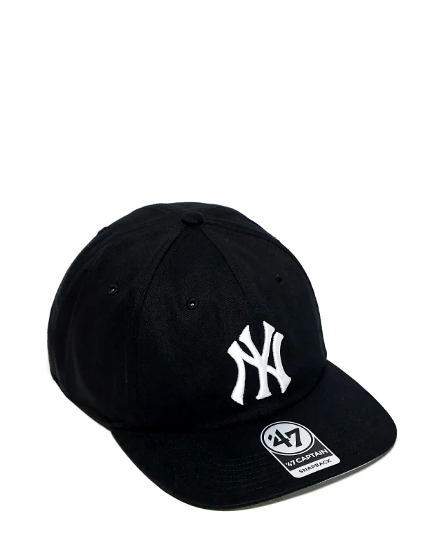 47 Brand 47 Brand NY Yankees snapback cap in black