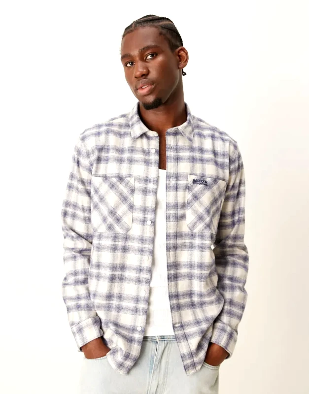 Barbour International Barbour International dulwich brushed check shirt in royal blue check