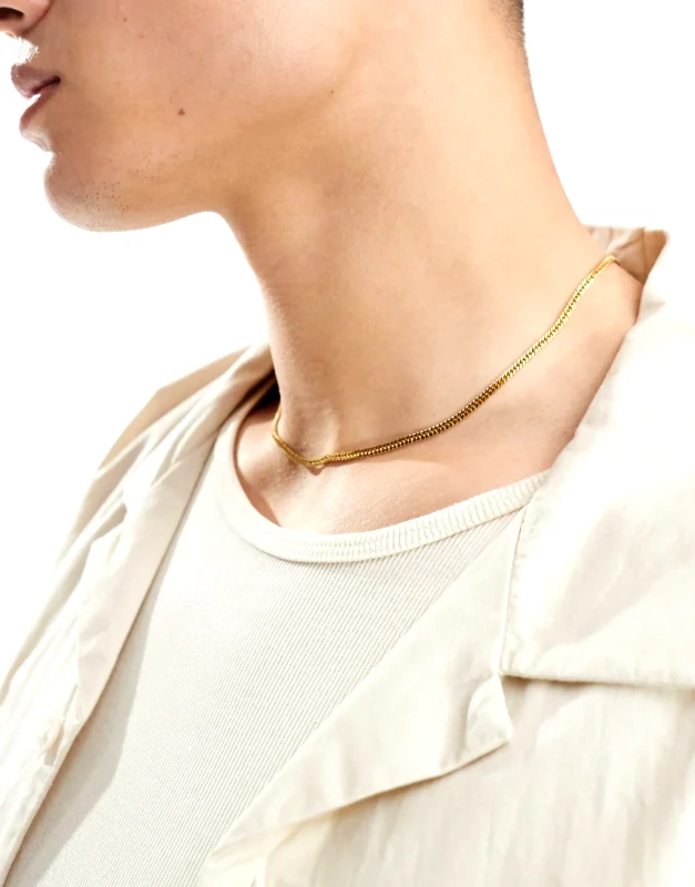 Icon Brand Icon Brand stainless steel 2.5mm curb chain in gold