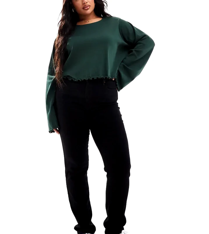 Only Curve ONLY Curve slim jeans in washed black