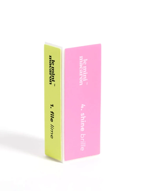 Le Mini Macaron Le Mini Macaron 4-Ways Nail Buffer-Multi