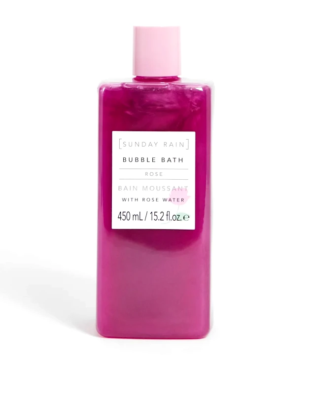 Sunday Rain Sunday Rain Rose Bubble Bath 450ml-No colour
