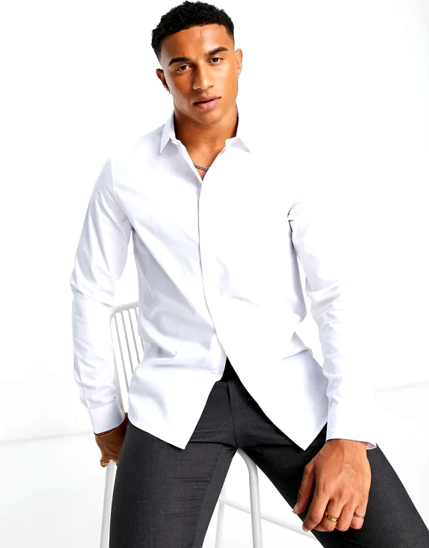 ASOS DESIGN ASOS DESIGN regular fit shirt in white