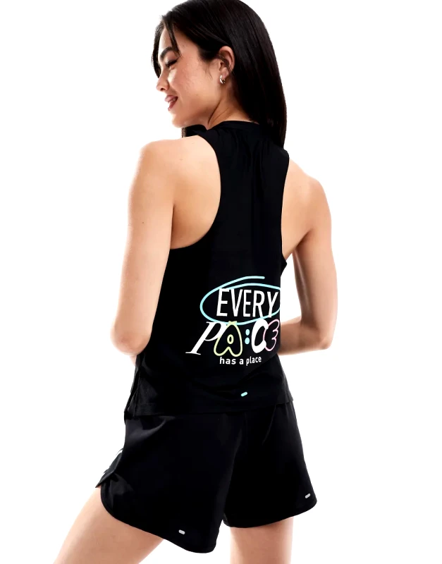 adidas performance adidas Running Own The Run tank in black