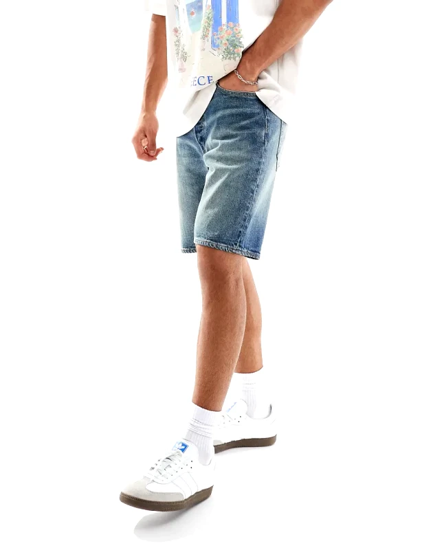 Levi's Levi's 501 original straight denim shorts in dark blue-Navy