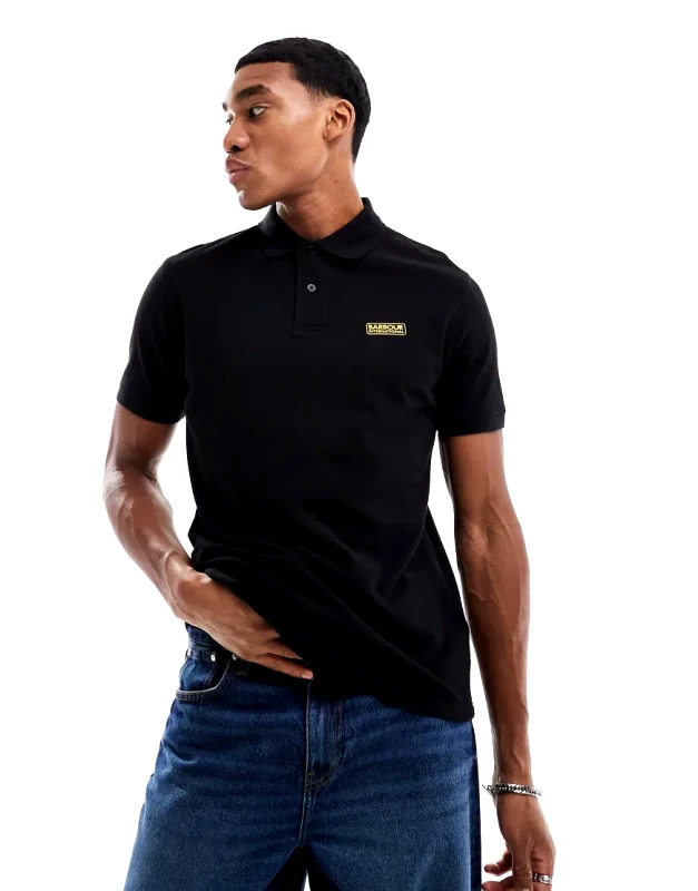 Barbour International Barbour International essential polo shirt in black