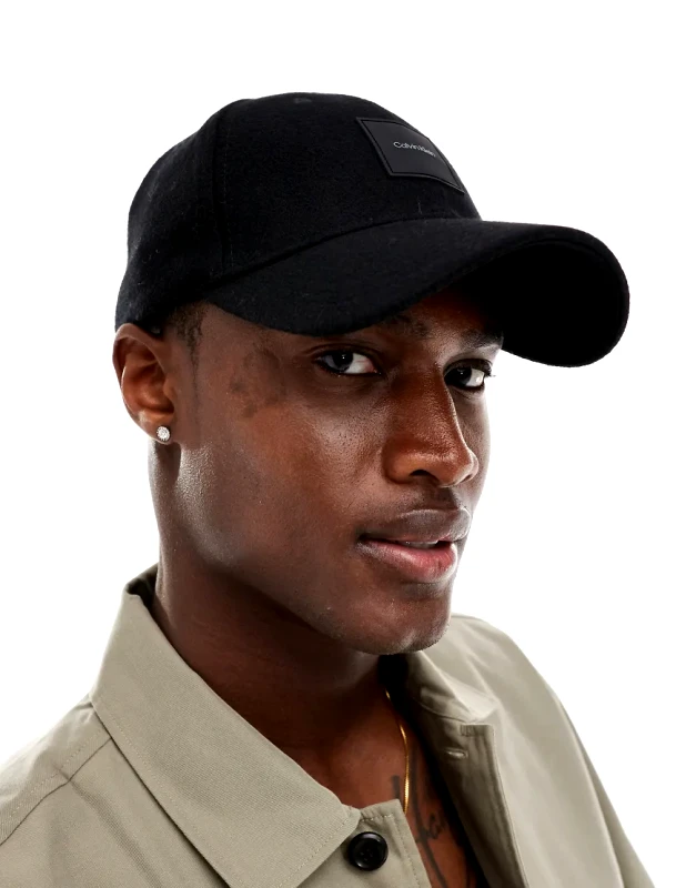 Calvin Klein Calvin Klein patch logo cap in black