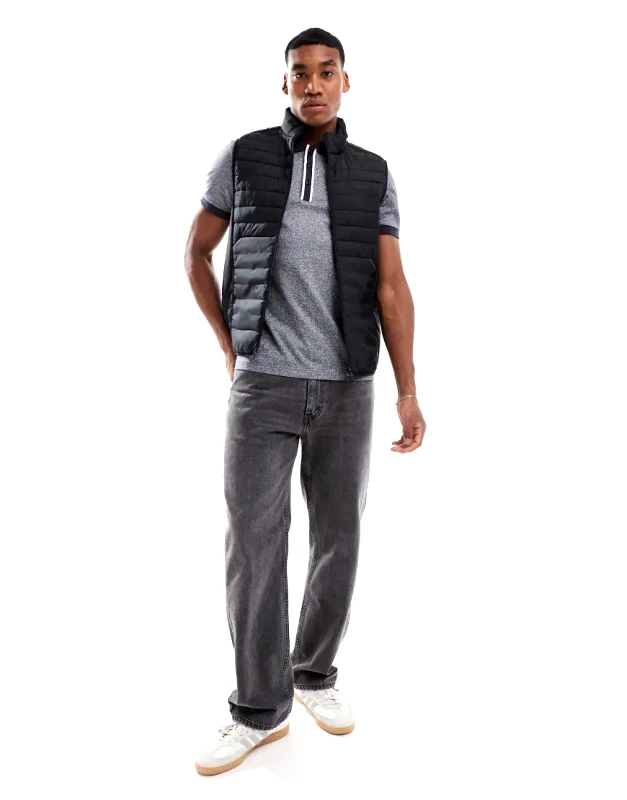 BOSS Green BOSS Green thor v padded gilet in black