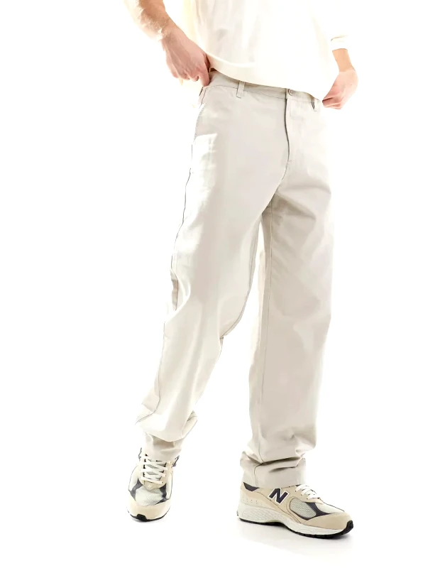 ASOS DESIGN ASOS DESIGN baggy fit chinos in stone-Neutral