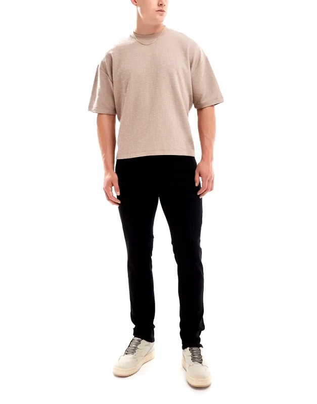 JJ Rebel JJ Rebel luke slim fit jeans in black wash