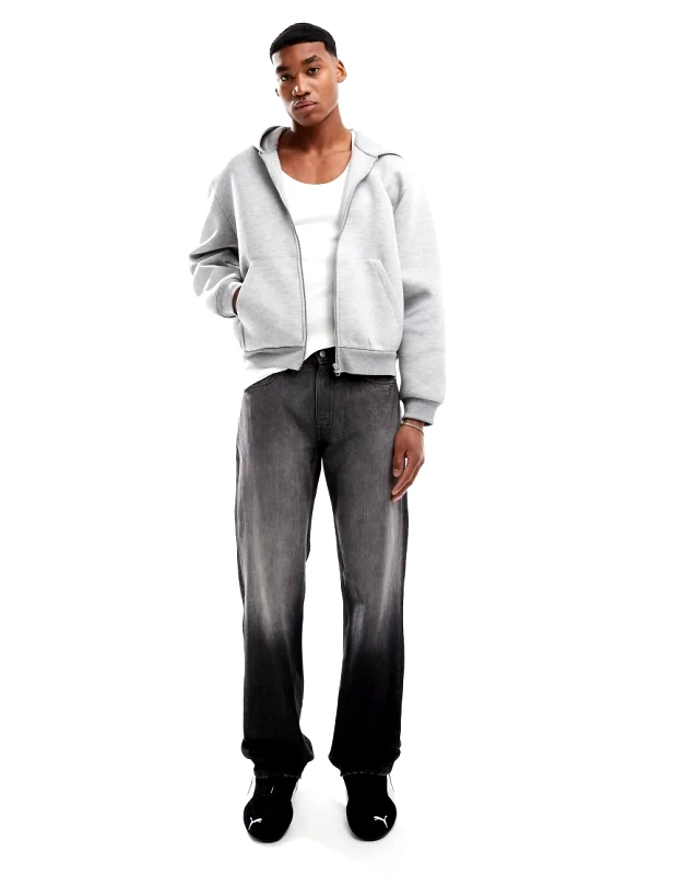 Cheap Monday Cheap Monday Anti rigid straight leg jeans in rubby black wash