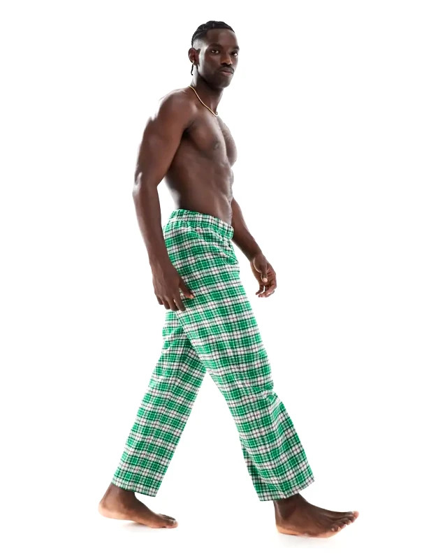 ASOS DESIGN ASOS DESIGN lounge pants in green check