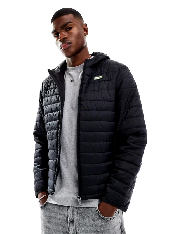 Hunter Hunter Mikey insulated jacket in black
