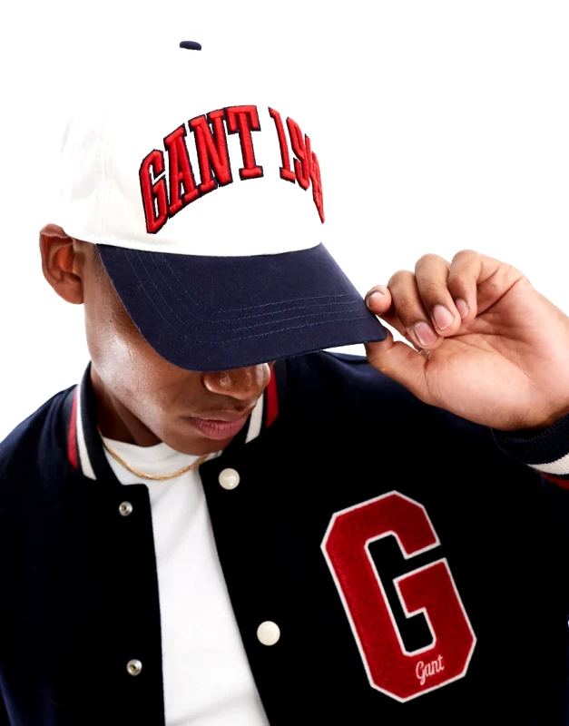 Gant GANT 75th Anniversary Capsule 1949 varsity cap in white