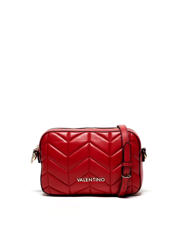 Valentino Bags Valentino petal quilted crossbody camera bag in red