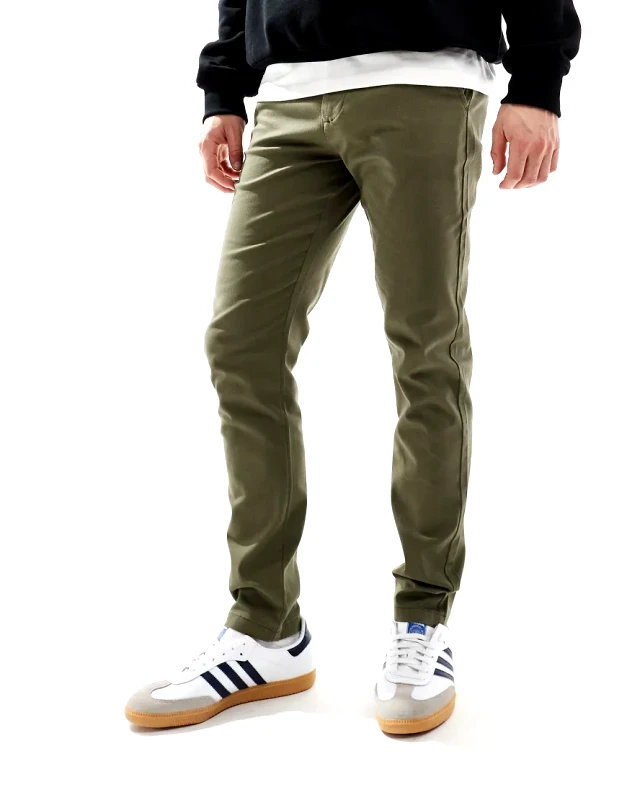 ASOS DESIGN ASOS DESIGN skinny fit chinos in khaki-Green