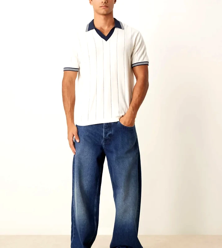 Calvin Klein Jeans Calvin Klein Jeans 90s loose jeans in mid blue wash - ASOS Exclusive-Black