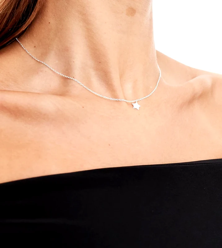 Kingsley Ryan Kingsley Ryan star pendant necklace in sterling silver