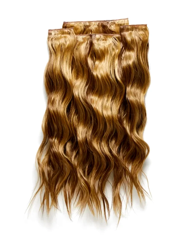 Lullabellz Lullabellz 22"" Five Piece Brushed Out Waves Hair Extensions-Auburn