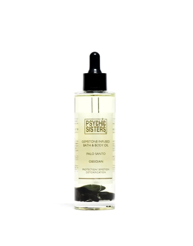 Psychic Sisters Psychic Sisters x ASOS Exclusive Black Obsidian Bath and Body Oil 100ml-No colour