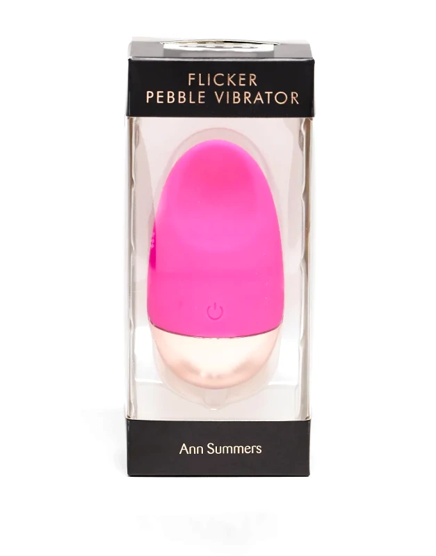 Ann Summers Ann Summers flicker pebble massager vibrator in pink-No colour