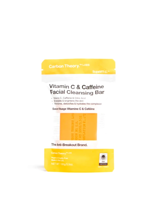 Carbon Theory Carbon Theory Vitamin C & Caffeine Facial Cleansing Bar-No colour