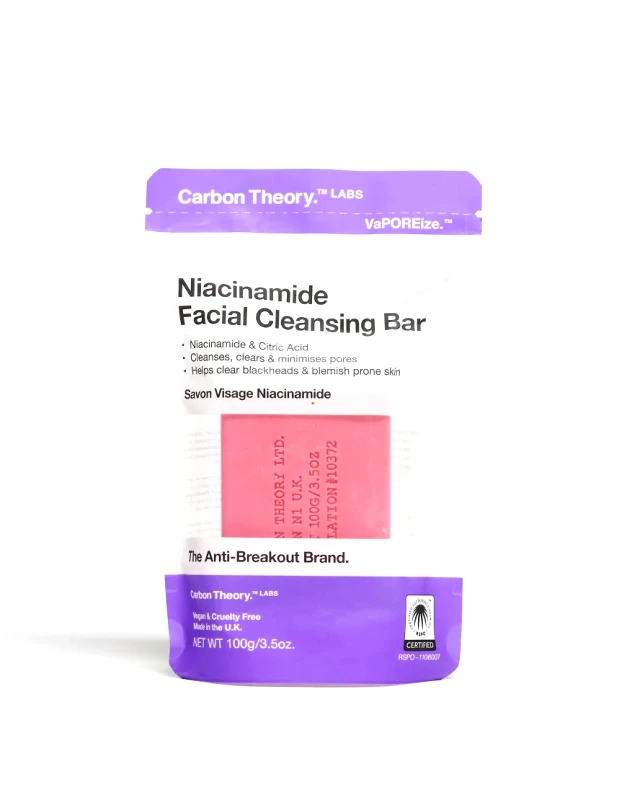Carbon Theory Carbon Theory Niacinamide Facial Cleansing Bar-No colour