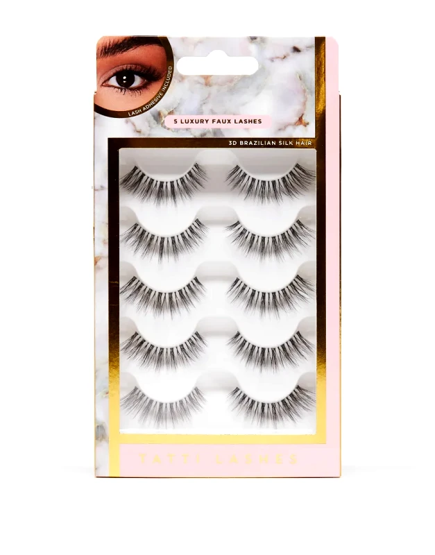Tatti Lashes Tatti Lashes 5 Luxury Faux 3D Brazillian Lash-Black