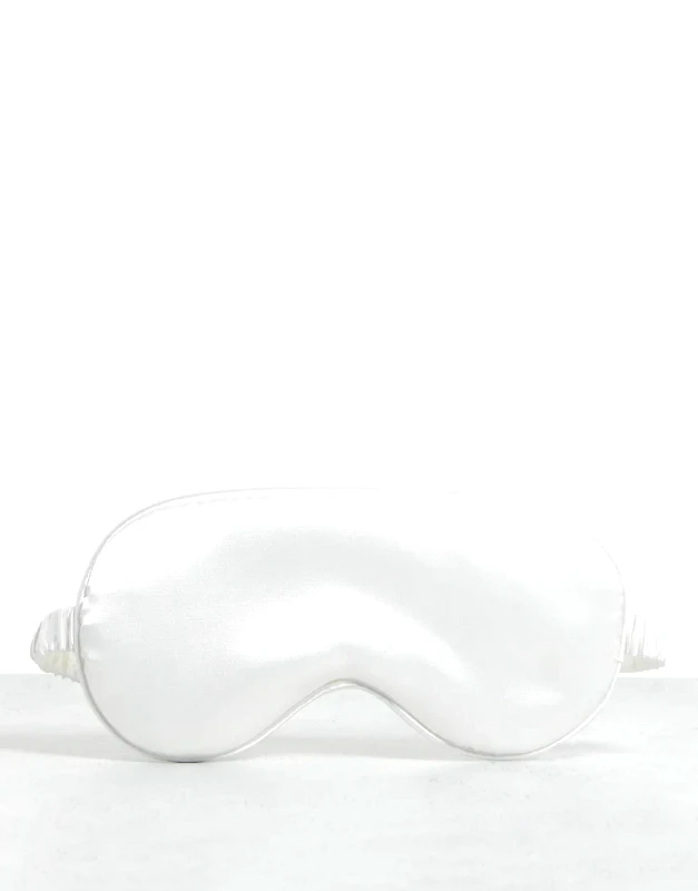 Easilocks Easilocks Classic Satin Eye Mask - White