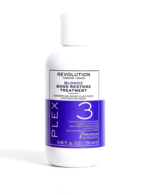 Revolution Hair Revolution Haircare Blonde Plex 3 Bond Restore Treatment 250ml-No colour