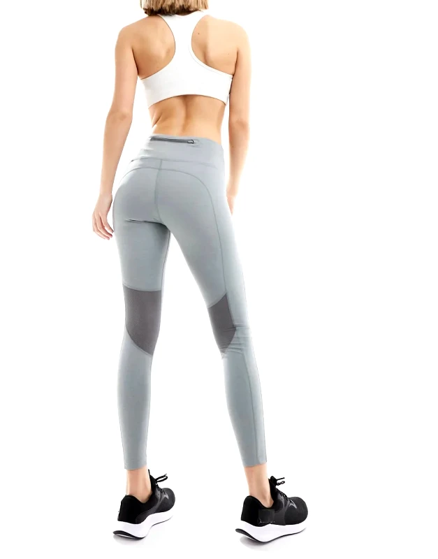 Nike Running Nike Running Fast Dri-Fit mid rise leggings in light grey-Blue
