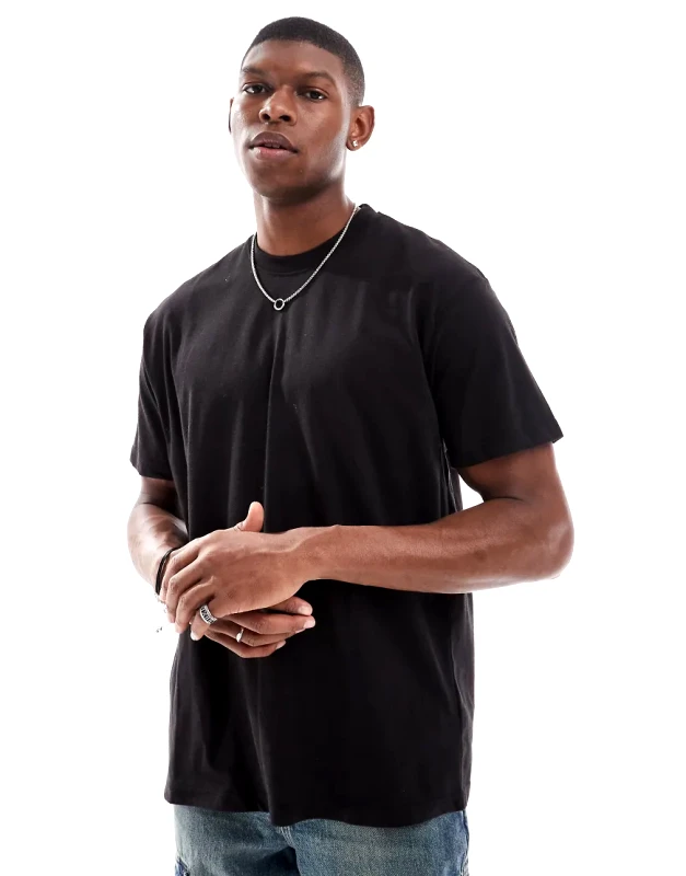 Don't Think Twice DTT oversized t-shirt in black