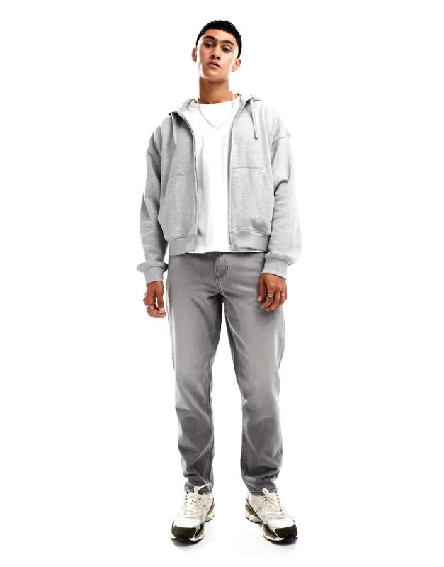 ASOS DESIGN ASOS DESIGN tapered fit jean in grey