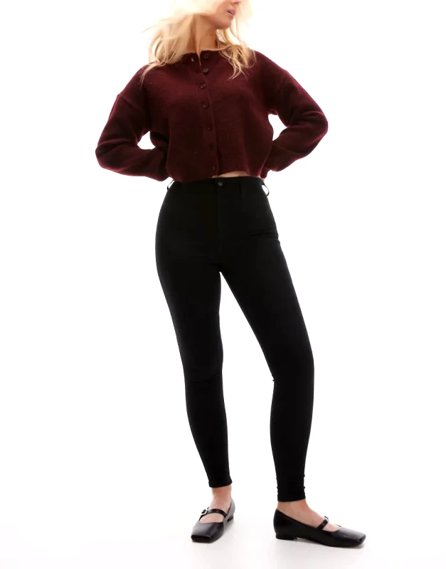 Topshop Hourglass Topshop Hourglass high rise Joni jeans in black