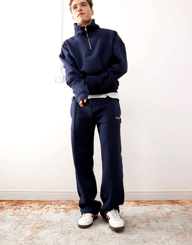 Prohibited Prohibited logo straight leg jogger co-ord in navy