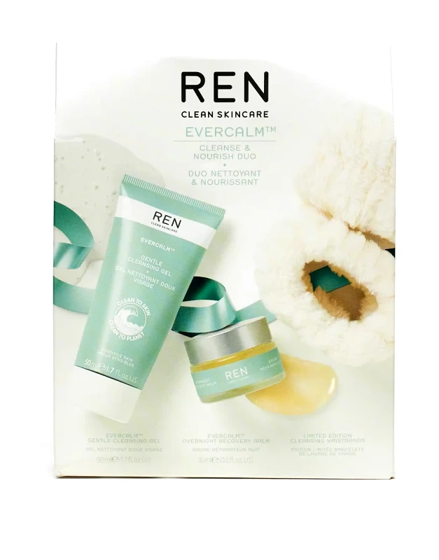 REN REN Evercalm Cleanse & Nourish Skincare Duo-No colour